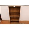 Image 1 : *Wooden Book Shelf (23 3/4"w x 8 3/4"d x 48"h - bottom edge missing)