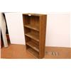 Image 3 : *Wooden Book Shelf (23 3/4"w x 8 3/4"d x 48"h - bottom edge missing)