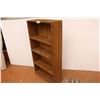 Image 4 : *Wooden Book Shelf (23 3/4"w x 8 3/4"d x 48"h)