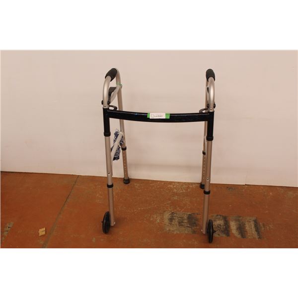 *Folding Walker w/Front Wheels