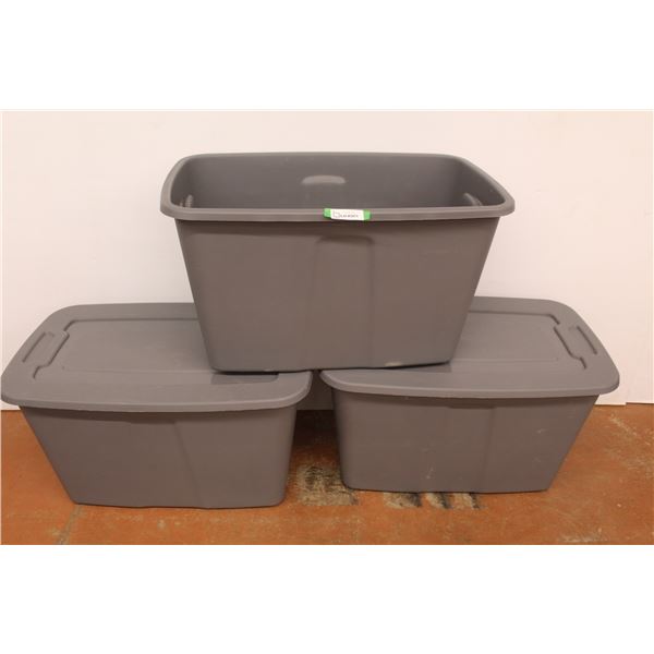 *(3) Totes - (2) Lids