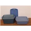 Image 1 : *(2) Rubbermaid Totes w/3 Lids