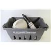 Image 9 : Plastic Basket w/Handles - Rice/Porridge Cooker (powers on) - Windermere Cup - Ceramic Tea Steeping 