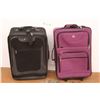 Image 1 : *(2) Suitcases w/Handles & Wheels (one missing a wheel)