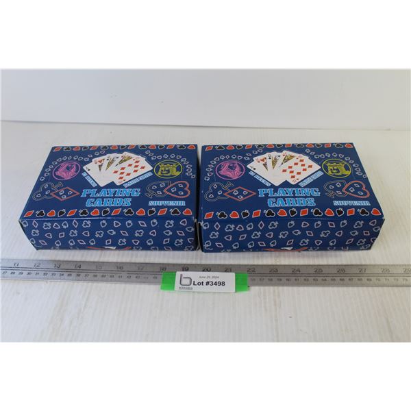 (24) Decks of Calgary Stampeders Playing Cards in Plastic Cases (NIB)