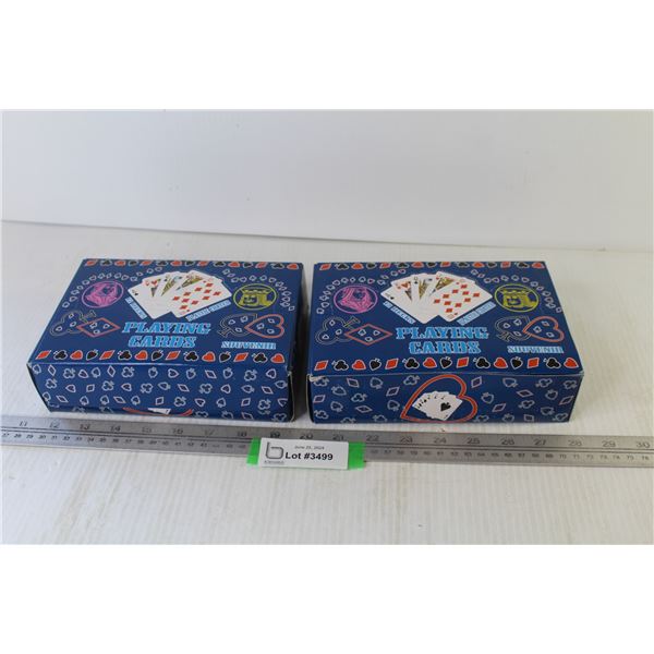 (24) Decks of Calgary Stampeders Playing Cards in Plastic Cases (NIB)