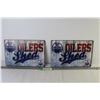 Image 1 : (2) Plastic Oiler Shed Signs (12" x 8")