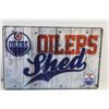 Image 3 : (2) Plastic Oiler Shed Signs (12" x 8")