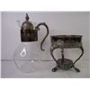 Image 4 : Vintage Silverplated Glass Coffee Pot-13" Tall