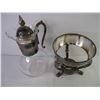 Image 5 : Vintage Silverplated Glass Coffee Pot-13" Tall