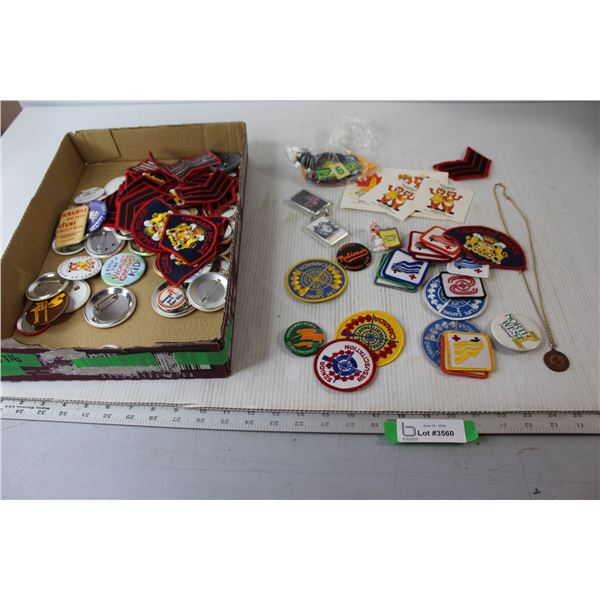 Assorted Pins & Patches