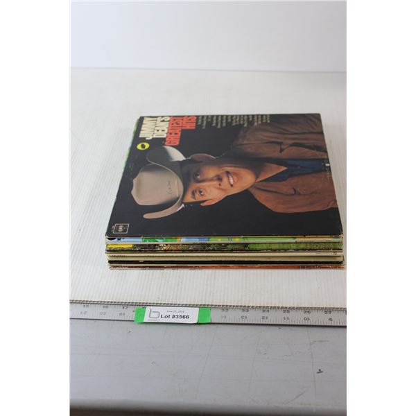 (9) Vinyl Records - Jimmy Deans, Size Small