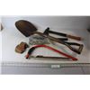 Image 1 : Shovel, Compact Bow Saw, Hammer Axe, Misc.