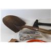 Image 4 : Shovel, Compact Bow Saw, Hammer Axe, Misc.