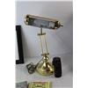 Image 3 : Desk Lamp - Untested, 8" x 10" Picture Frame, Tiki Candle, Misc.