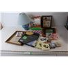 Image 1 : (2) 8"x10" Frames, (2) 5"x7" Frames, Bedside Lamp - Untested, Misc.