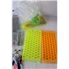 Image 2 : (2) Ice Cube Trays, Reusable Ice Cubes, Knives, Misc.