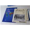 Image 3 : (5) Valour Remembered Books, Folklore Book, (2) Atlas Books, Picture in Frame