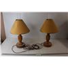 Image 1 : (2) End Table Lamps - Untested