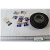 Image 1 : (9) Packs of Matches, Tire Ashtray
