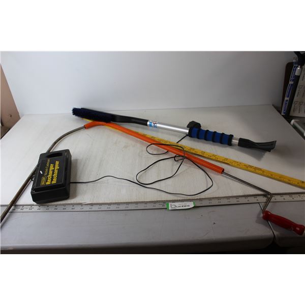 Nickel-Cadmium Recharger, Meter Stick, Snow Car Brush, Misc.