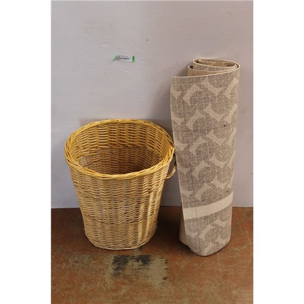 *Laundry Basket & Linoleum