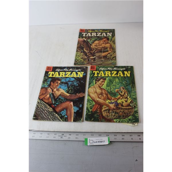 (3) Tarzan Comic Books