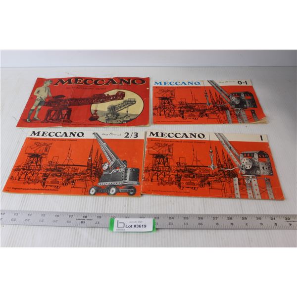(4) Meccano Manuals