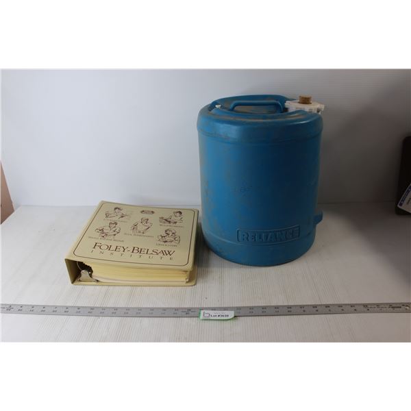 Locksmithing Course,  Water Jug