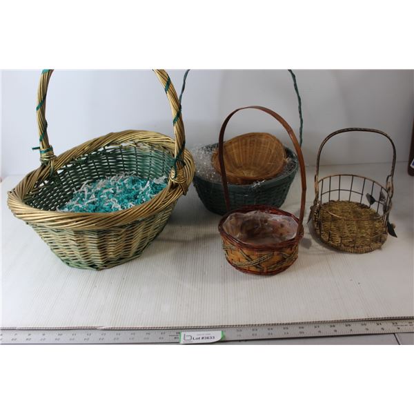 (4) Easter/Decorative Baskets