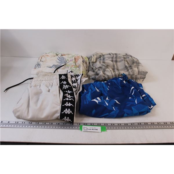 (4) Men's Shorts (Size 34) - As Is