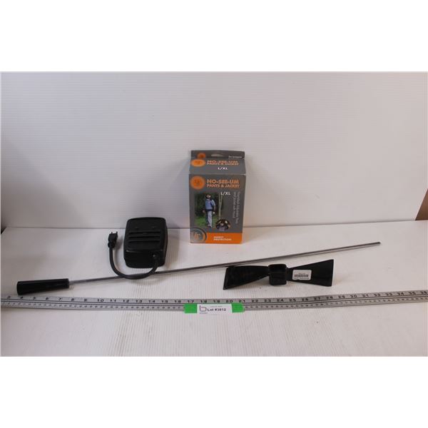 Lot of: Pick Axe Head, Mesh Bug Clothes, BBQ Turner & Plug in - As Is