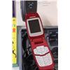 Image 3 : Lot of: Samsung Flip Phone (As Is), Remote, Cassettes, Shoe Traction, Misc.
