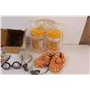 Image 5 : Lot of: Steampunk Sunglasses, Beer Goggles, Cd Necklaces, Rocks in a Box, Misc.