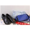 Image 3 : Lot of: (3) Women's Size 8 Shoes, (2) Bags, Flo's Diner Towel