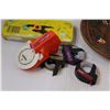 Image 2 : Lot of: (2) Lucky Horseshoes, Dymo Labeler, Contigo Coffee Thermos, Misc.
