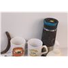 Image 3 : Lot of: (2) Lucky Horseshoes, Dymo Labeler, Contigo Coffee Thermos, Misc.