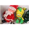 Image 2 : Lot: Tweety & Sylvester Stuffies, Christmas Themed Decor (Santa is a little broken)