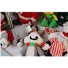 Image 3 : Lot: Tweety & Sylvester Stuffies, Christmas Themed Decor (Santa is a little broken)