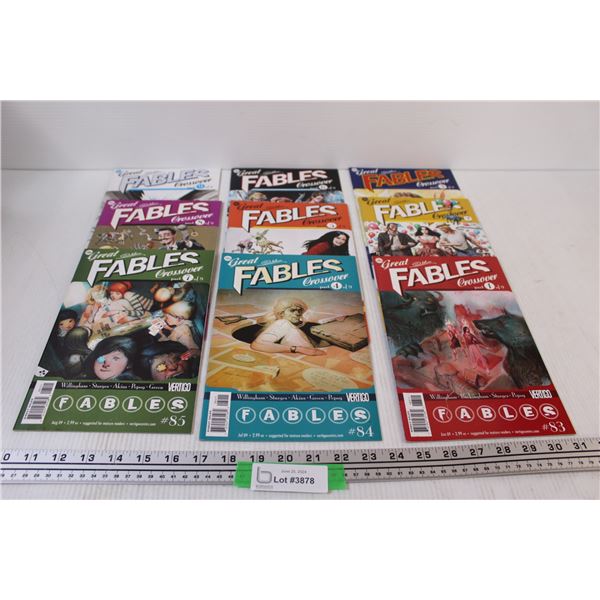 (9) Comic Books: The Great Fables Crossover Editions