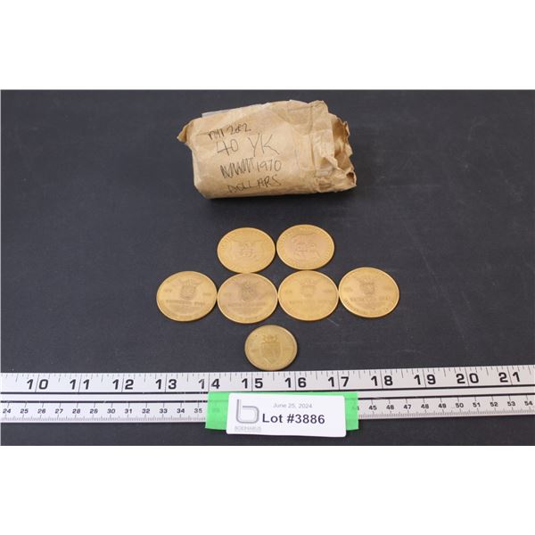 Canadian Centennial 1970's Northwest Territories Buck (Roll, Approx 40?)