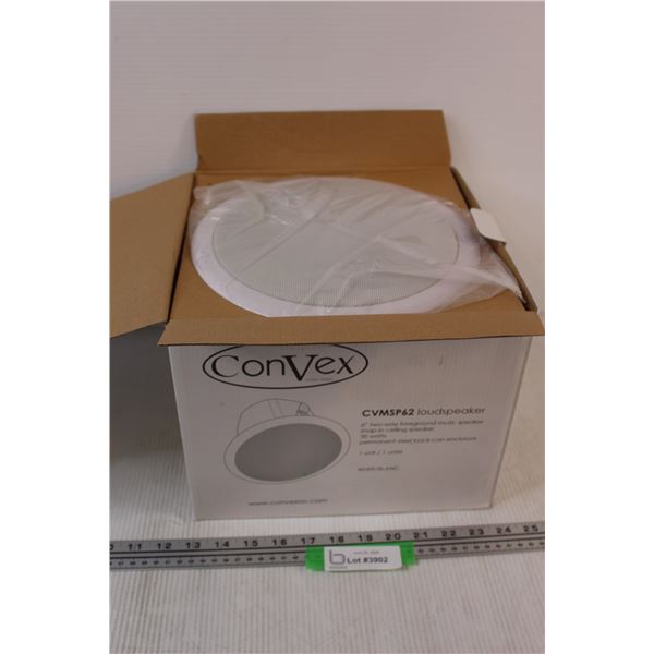 Convex Foreground Snap-In Ceiling Speaker Set - NIB