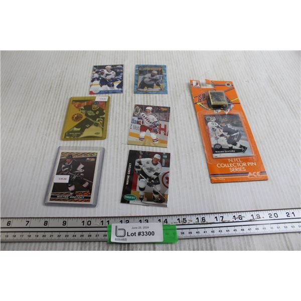 Gretzky Cards with 91 Collector Pin