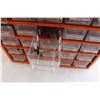 Image 3 : Orange Parts Bin with Hardware - (25) Drawers