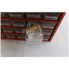 Image 4 : Orange Parts Bin with Hardware - (25) Drawers