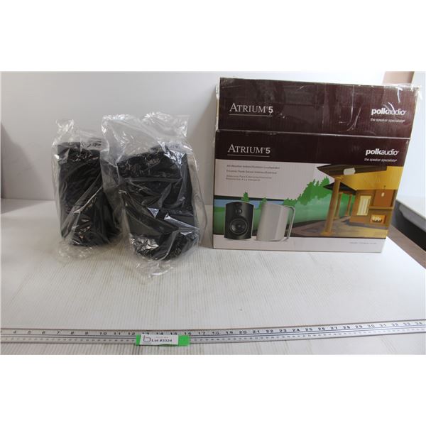 Atrium 5 All Weather Indoor/Outdoor Loudspeaker - Speakers Sealed