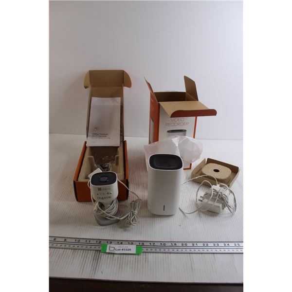 1080p Outdoor Wi-Fi Camera, Stream Video Recorder - Both Untested