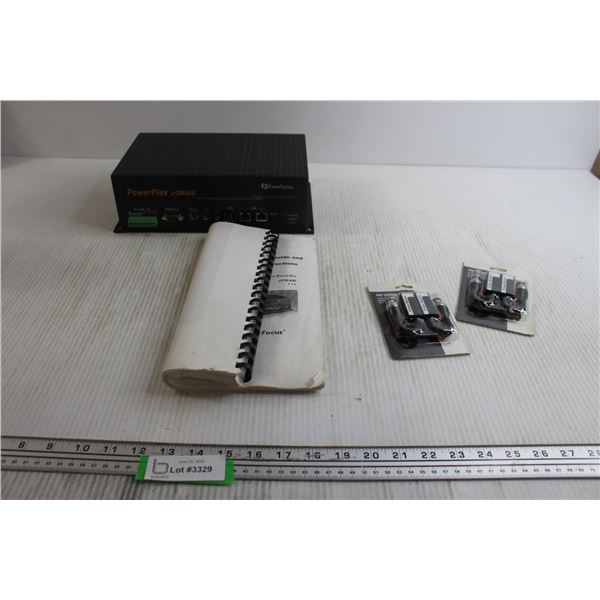 PowerPlex eDR400 with Manual, (2) HD Video Baluns