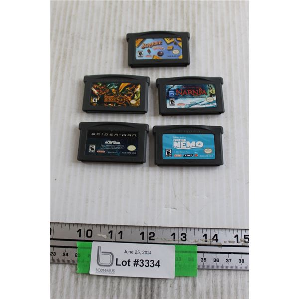 (5) Gameboy Advance Games - Untested