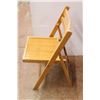 Image 4 : *(2) Oak Folding Chairs